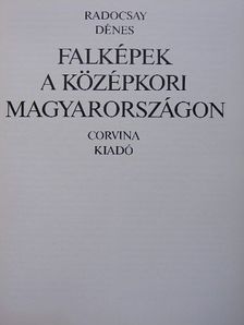 Radocsay Dénes - Falképek a középkori Magyarországon [antikvár]