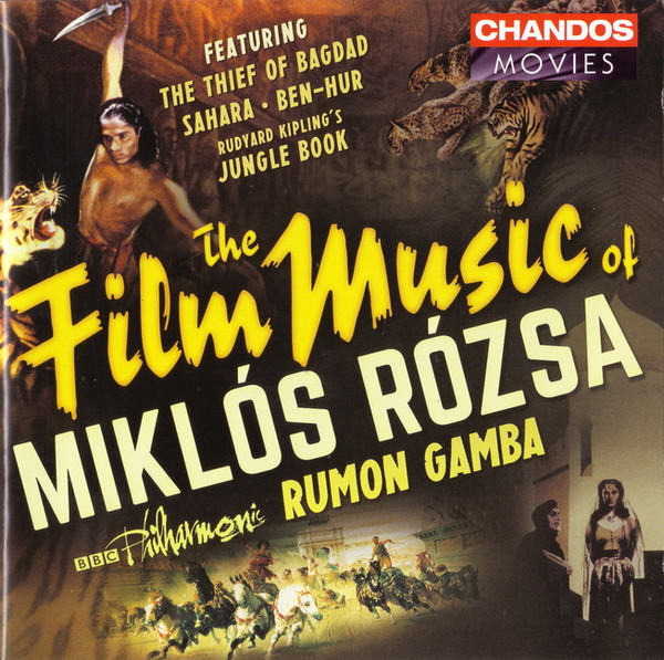 THE FILMMUSIC OF MIKLÓS RÓZSA  CD GAMBA