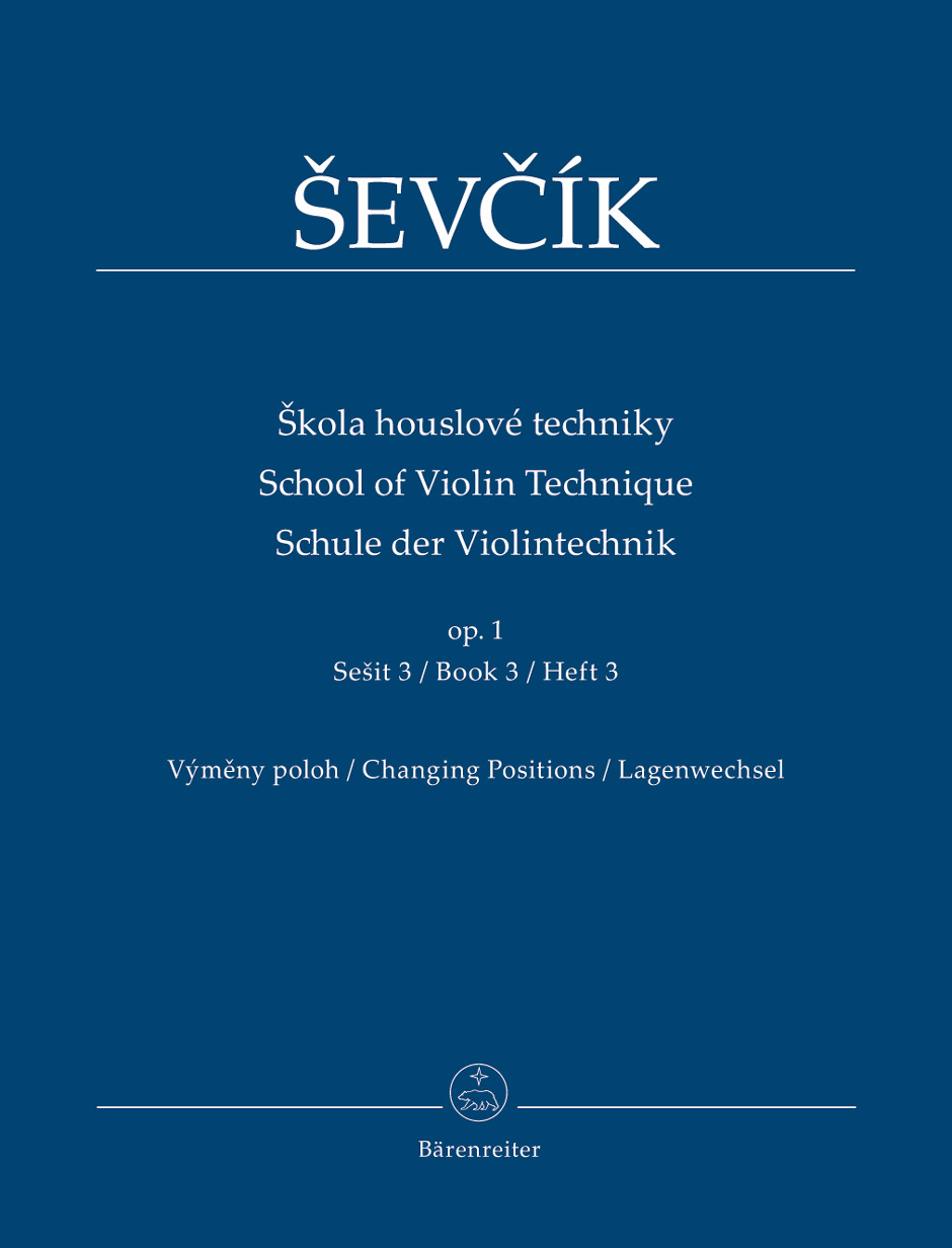 SEVCIK - SCHULE DER VIOLINTECHNIK OP.1, HEFT 3