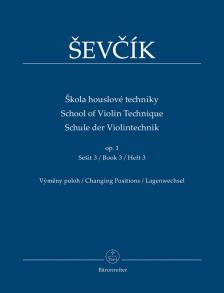 SEVCIK - SCHULE DER VIOLINTECHNIK OP.1, HEFT 3