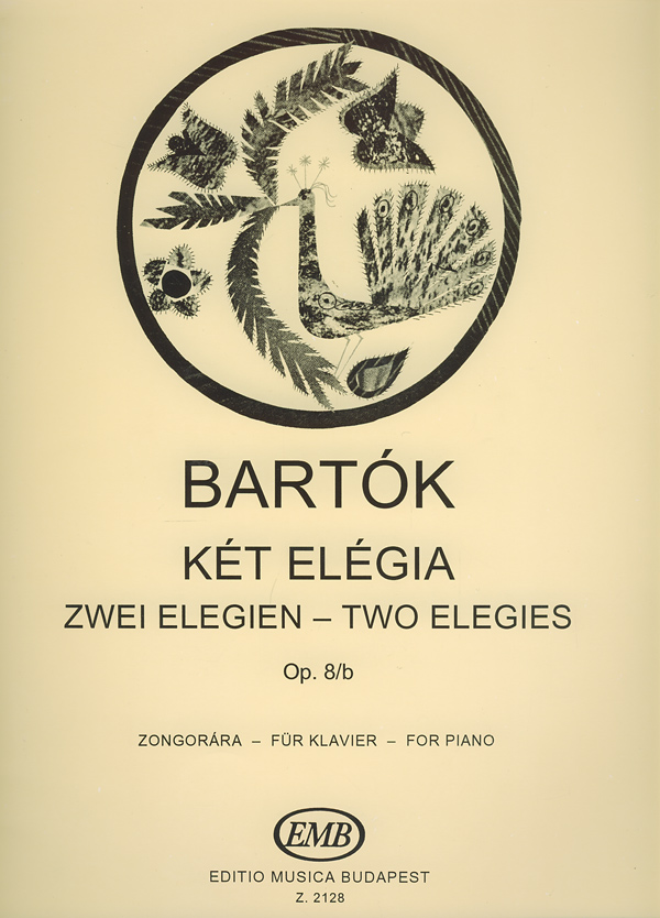 BARTÓK - KÉT ELÉGIA OP.8/b ZONGORÁRA
