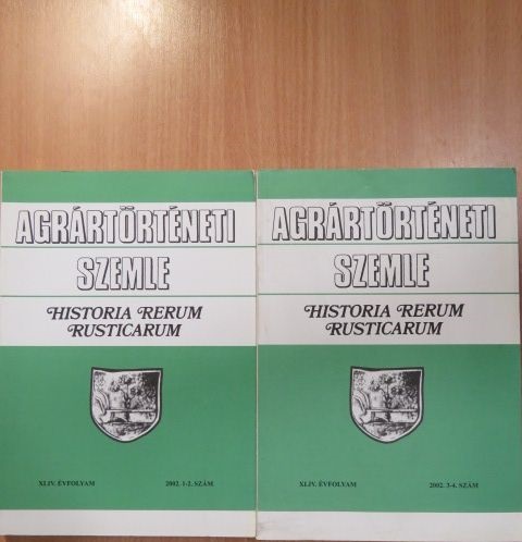 Akiyama Shingo - Agrártörténeti Szemle 2002/1-4. [antikvár]