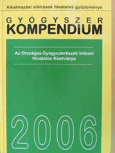 Gyógyszer kompendium 2006. - CD-vel [antikvár]