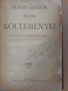 Petőfi Sándor - Petőfi Sándor összes költeményei [antikvár]