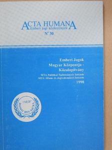 Ádám Antal - Acta Humana 30. [antikvár]