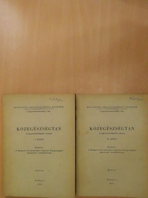 Dr. Fodor Ferenc - Közegészségtan I-II.  [antikvár]