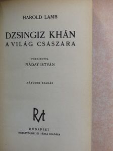 Harold Lamb - Dzsingiz khán [antikvár]