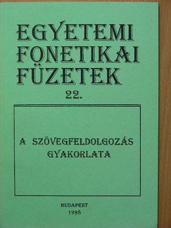 Andó Éva - A szövegfeldolgozás gyakorlata [antikvár]