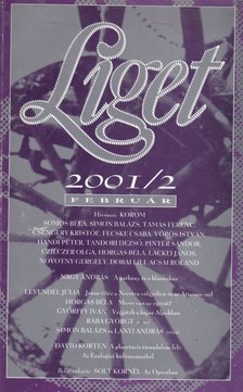 Levendel Júlia, Horgas Béla - liget 2001/2. szám [antikvár]