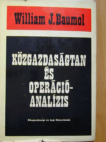 William J. Baumol - Közgazdaságtan és operációanalízis [antikvár]