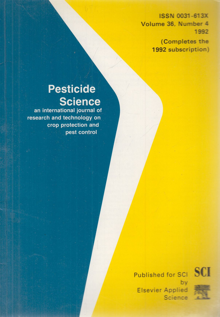 G. T. Brooks, L. G. Copping - Pesticide Science Volume 36, Number 4 1992 [antikvár]