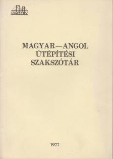 Petki Gusztáv, dr. Simon Antal - Magyar-angol útépítési szakszótár [antikvár]