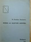 N. Gombos Marianna - Próbák az edzettség mérésére [antikvár]