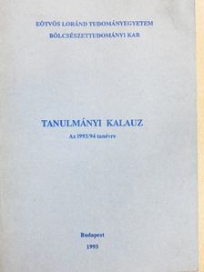 Tanulmányi kalauz az 1993/94 tanévre [antikvár]