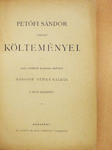 Petőfi Sándor - Petőfi Sándor összes költeményei (rossz állapotú) [antikvár]