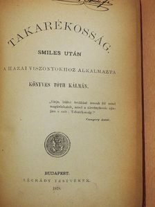 Samuel Smiles - Takarékosság [antikvár]
