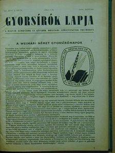 Gyorsírók lapja 1959. január-december [antikvár]