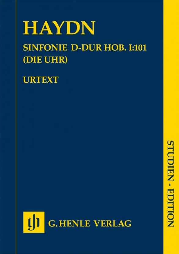 HAYDN JOSEPH - SINFONIE D-DUR HOB. I:101 (DIE UHR) STUDIENPARTITUR