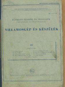 Villamosgép és készülék 41. [antikvár]