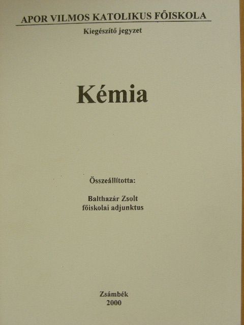 Kémia [antikvár]