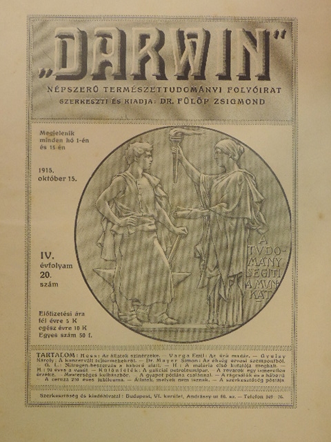 G. L. - "Darwin" 1915. október 15. [antikvár]
