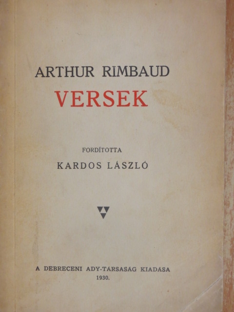 Arthur Rimbaud - Versek [antikvár]