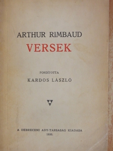 Arthur Rimbaud - Versek [antikvár]