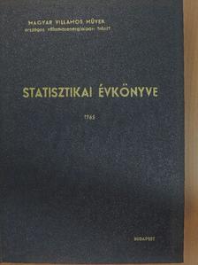 Magyar Villamos Művek statisztikai évkönyve 1965 [antikvár]