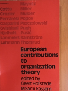 Eugen Pusic - European Contributions to Organization Theory [antikvár]