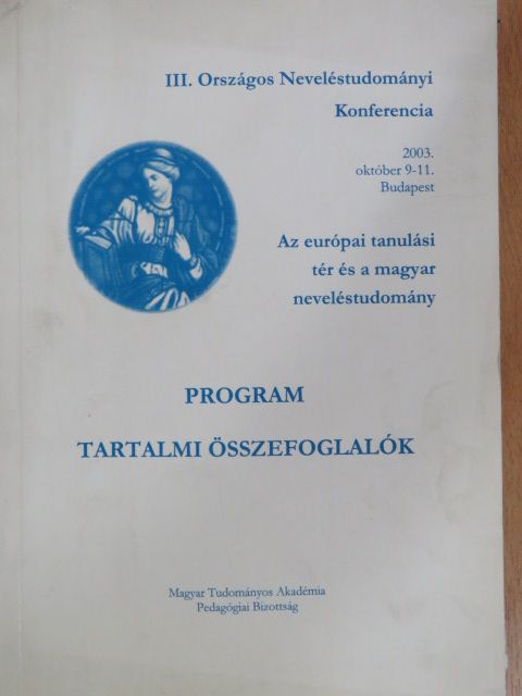 III. Országos Neveléstudományi Konferencia [antikvár]