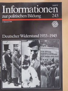 Wolfgang Benz - Informationen zur politischen Bildung 243 [antikvár]