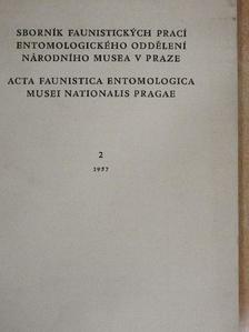 Boucek Z. - Acta Faunistica Entomologica Musei Nationalis Pragae 1957/2. [antikvár]