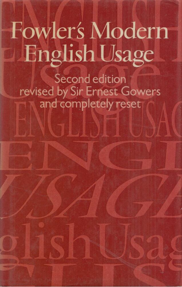 H. W. FOWLER - A Dictionary of Modern English Usage [antikvár]