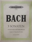 Joh. Seb. Bach - Drei Sonaten für Viola da Gamba und Cembalo "Klavier" [antikvár]