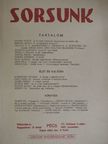 Csorba Győző - Sorsunk 1947. november [antikvár]