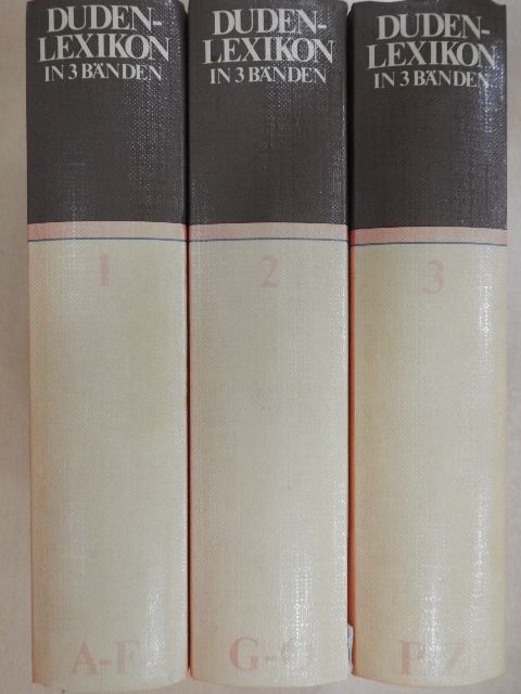 Duden-Lexikon in 3 Bänden 1-3. [antikvár]