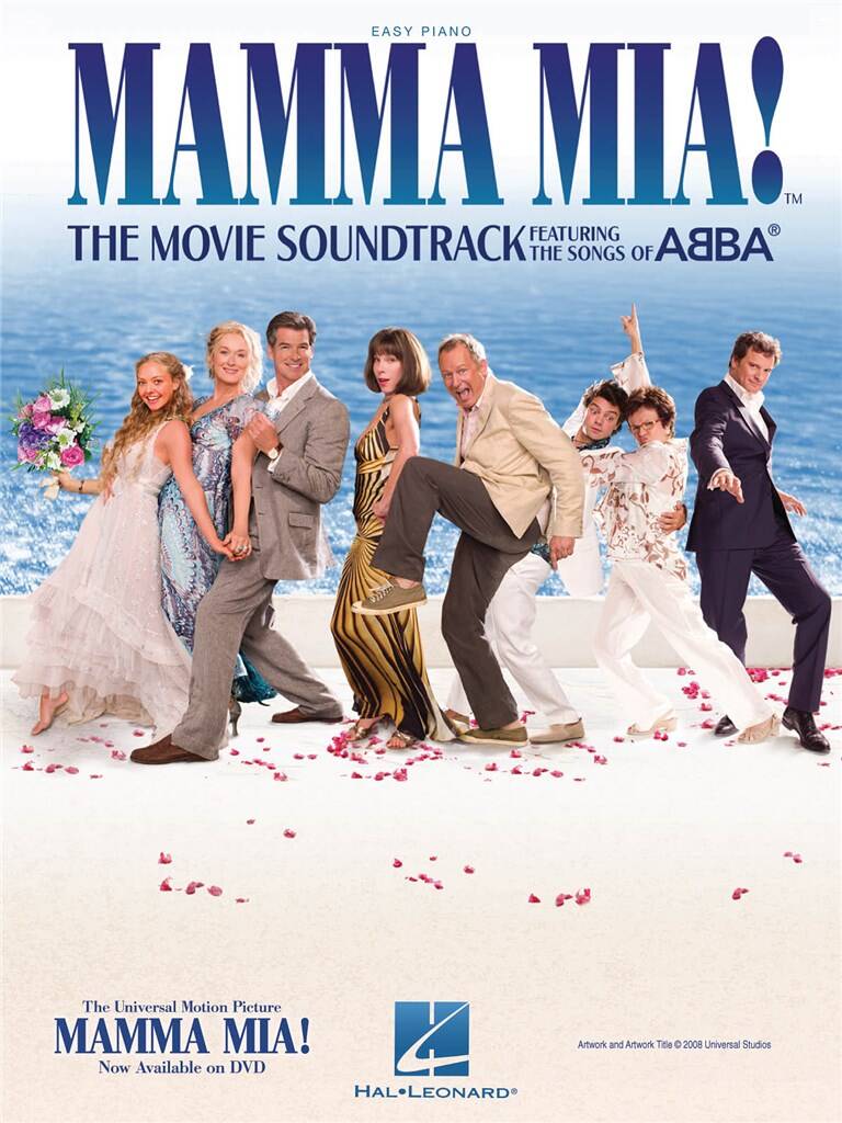 ABBA - MAMMA MIA! THE MOVIE SOUNDTRACK, THE SONGS OF ABBA FOR EASY PIANO