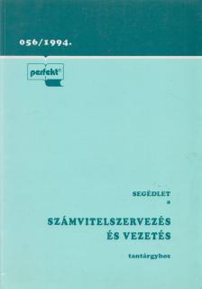 Dr. Roóz József - Segédlet a számvitelszervezés és vezetés tantárgyhoz [antikvár]