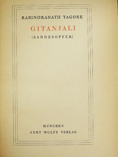 Rabindranath Tagore - Gitanjali [antikvár]