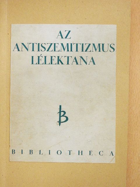 Hermann Imre - Az antiszemitizmus lélektana [antikvár]