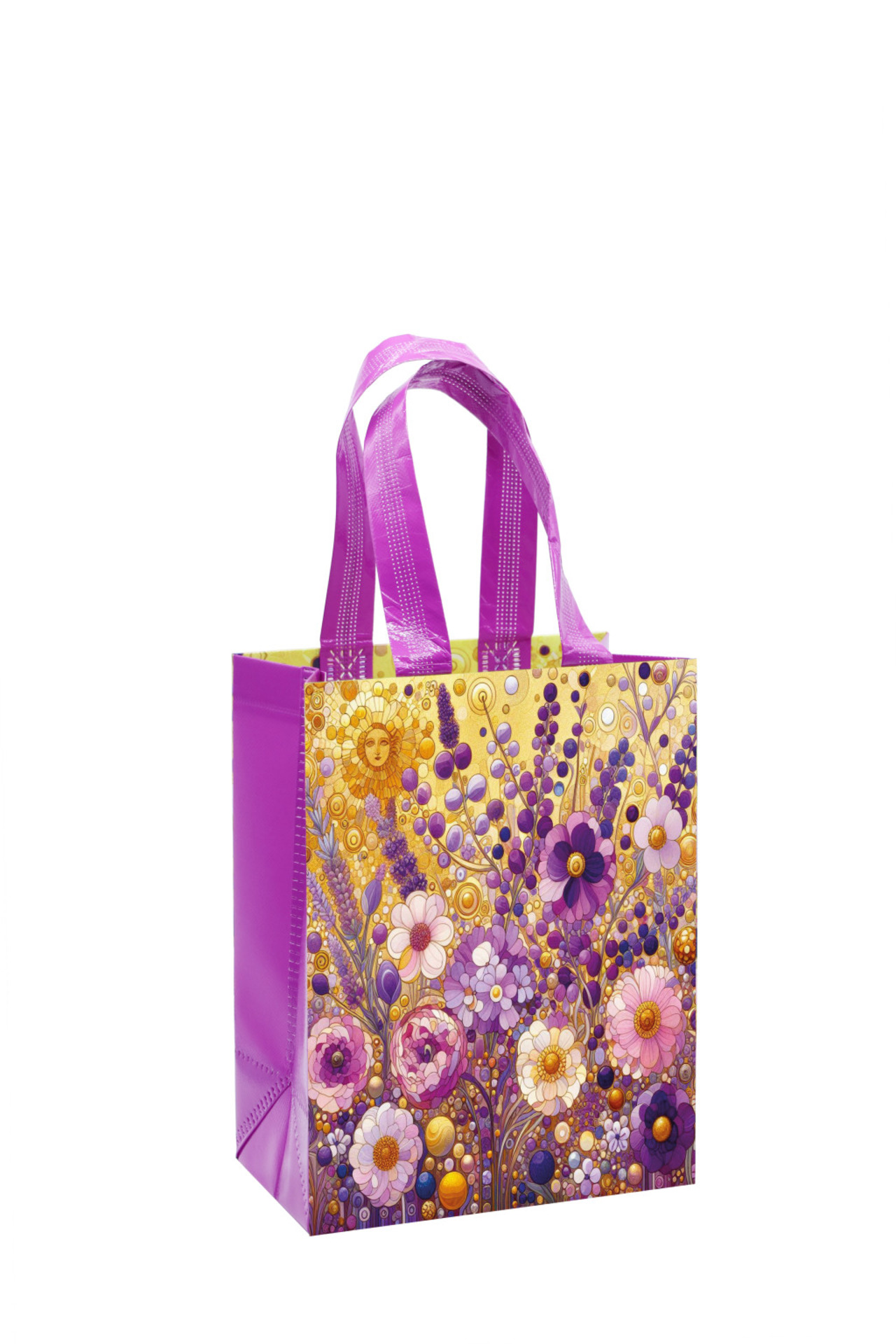 Virágok kicsi - bevásárlótáska 26*20 cm