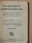 Dr. Térfy Béla - Igazságügyi zsebtörvénytár [antikvár]