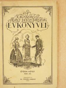 Bánóczy Endre - A nagykőrösi Arany János-Társaság Évkönyvei 1929-30. [antikvár]