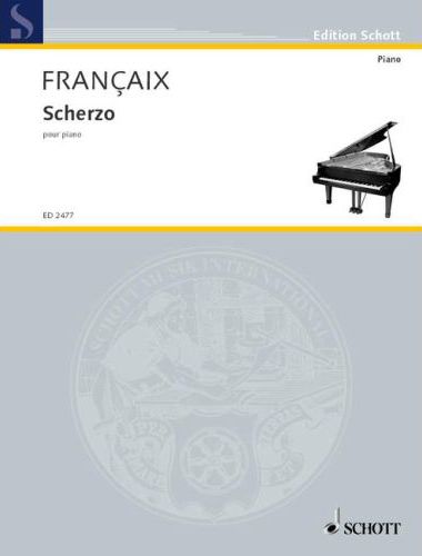 FRANCAIX, JEAN - SCHERZO POUR PIANO (1932)