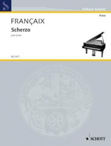 FRANCAIX, JEAN - SCHERZO POUR PIANO (1932)