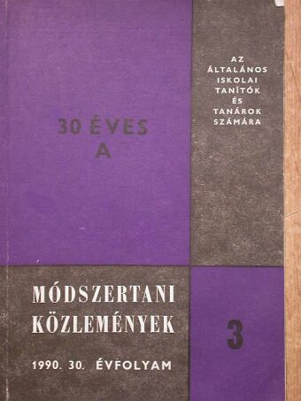 Balogh József - Módszertani közlemények 1990/3 [antikvár]