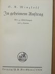 S. R. Minzloff - In geheimem Auftrag (gótbetűs) [antikvár]