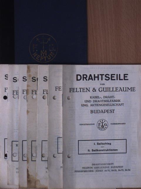 Drahsteile 1928. I-II./Sodronykötelek 1929. I-II., IV., V., VIII-IX., X. [antikvár]