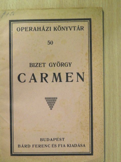 Bizet György - Carmen [antikvár]
