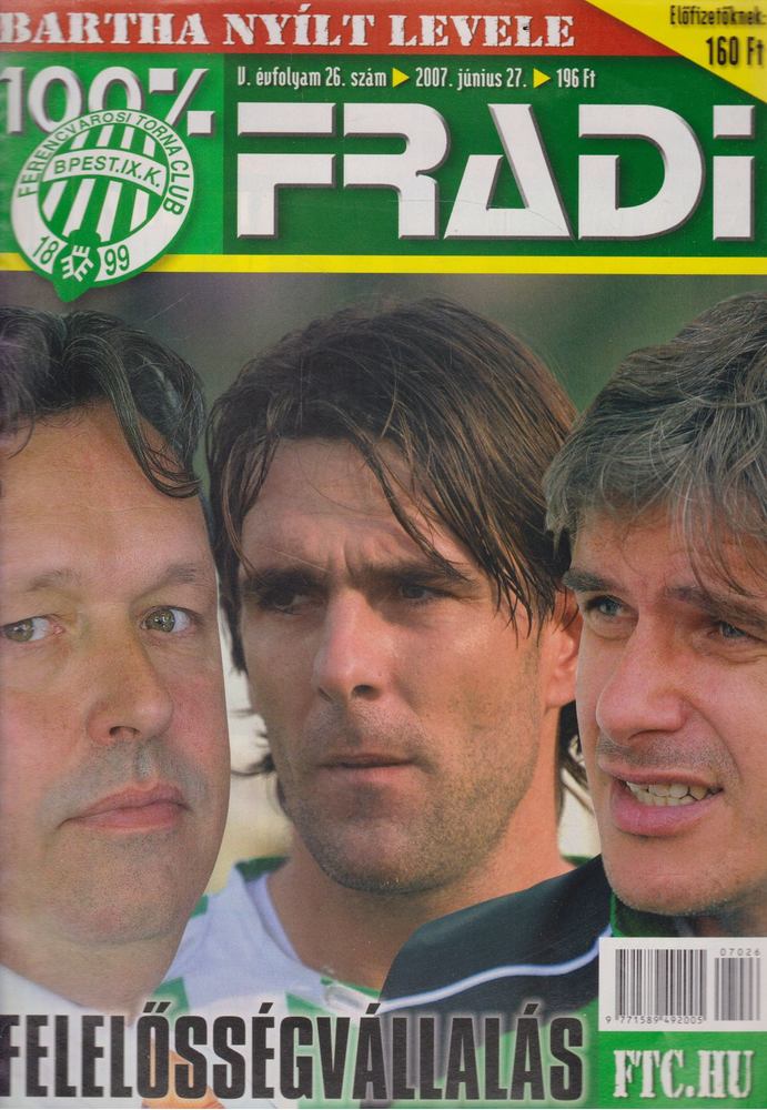 100% Fradi V. évf. 26. szám [antikvár]